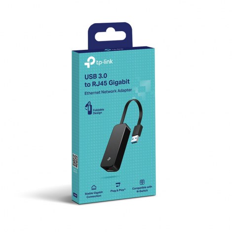 TP-LINK | UE306 USB 3.0 to Gigabit Ethernet Network Adapter - 6